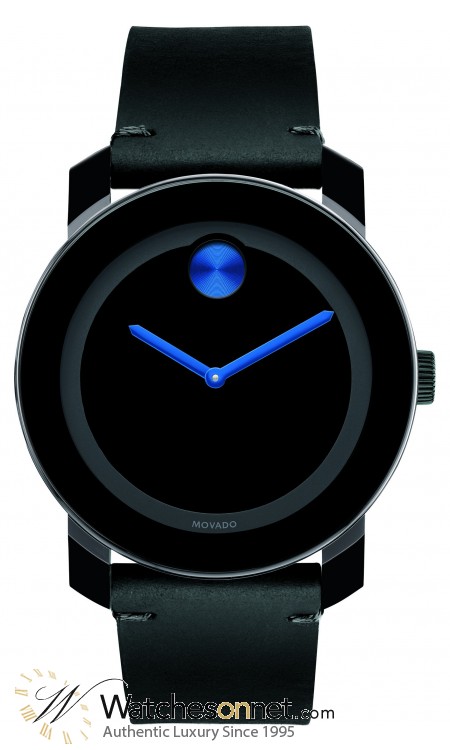 Movado Bold  Quartz Men's Watch, Stainless Steel, Black Dial, 3600307