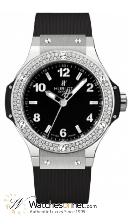 Hublot Big Bang 38mm  Quartz Women's Watch, Stainless Steel, Black Dial, 361.SX.1270.RX.1104