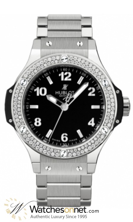 Hublot Big Bang 38mm  Quartz Women's Watch, Stainless Steel, Black Dial, 361.SX.1270.SX.1104