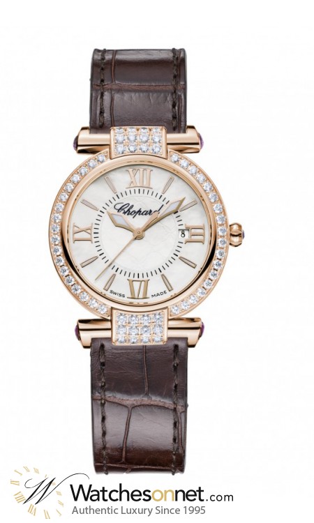 Chopard Imperiale  Quartz Women's Watch, 18K Rose Gold, Mother Of Pearl Dial, 384238-5003