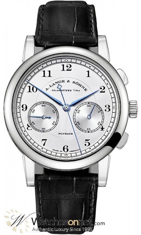 A. Lange & Sohne 1815  Chronograph Manual Men's Watch, 18K White Gold, Silver Dial, 402.026