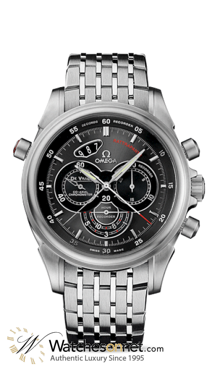 Omega De Ville  Chronograph Automatic Men's Watch, Stainless Steel, Grey Dial, 422.10.44.51.06.001
