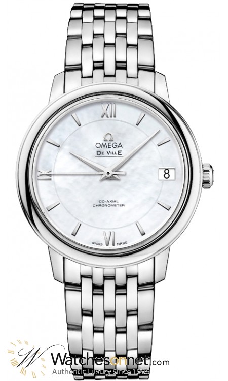 Omega De Ville  Quartz Women's Watch, Stainless Steel, Mother Of Pearl Dial, 424.10.33.20.05.001