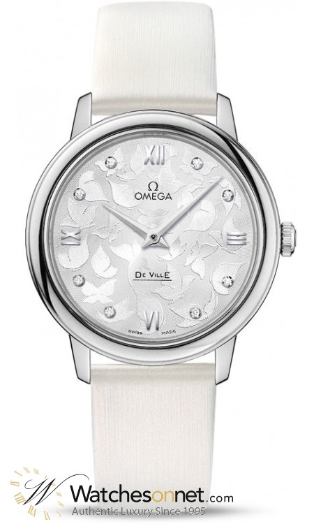 Omega De Ville  Quartz Women's Watch, Stainless Steel, Silver Dial, 424.12.33.60.52.001