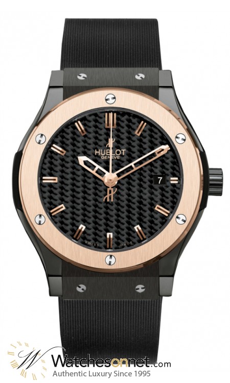 Hublot Classic Fusion 45mm  Automatic Certified Men's Watch, Ceramic, Black Dial, 511.CP.1780.RX