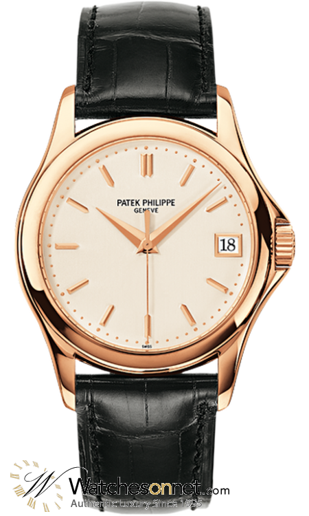 Patek Philippe Calatrava  Automatic Men's Watch, 18K Rose Gold, Cream Dial, 5127R-001