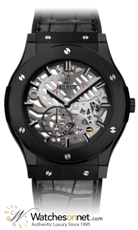 Hublot Classic Fusion 45mm Limited Edition  Automatic Men's Watch, Ceramic, Skeleton Dial, 515.CM.0140.LR
