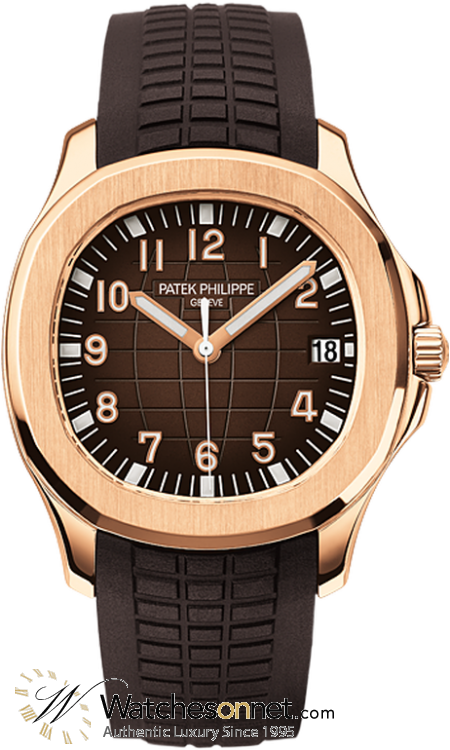 Patek Philippe Aquanaut  Automatic Men's Watch, 18K Rose Gold, Brown Dial, 5167R-001