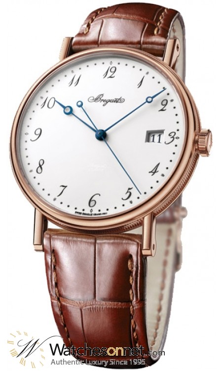 Breguet Classique  Automatic Men's Watch, 18K Rose Gold, White Dial, 5177BR/29/9V6