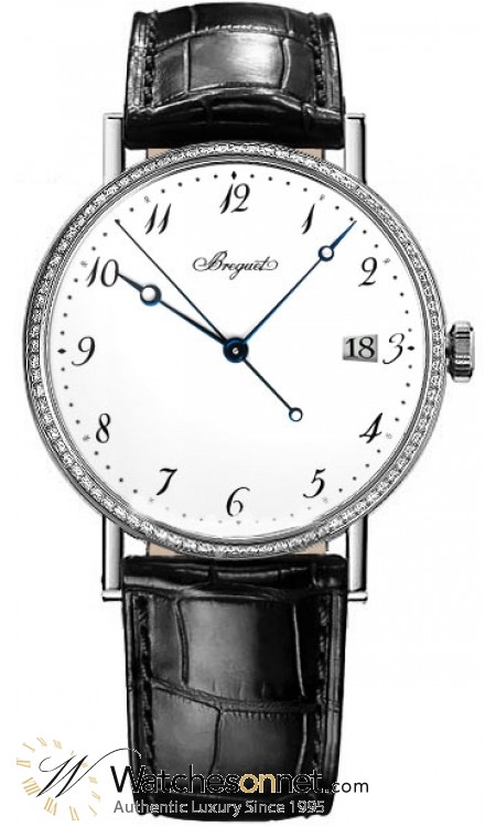 Breguet Classique  Automatic Men's Watch, 18K White Gold, White Dial, 5178BB/29/9V6.D000