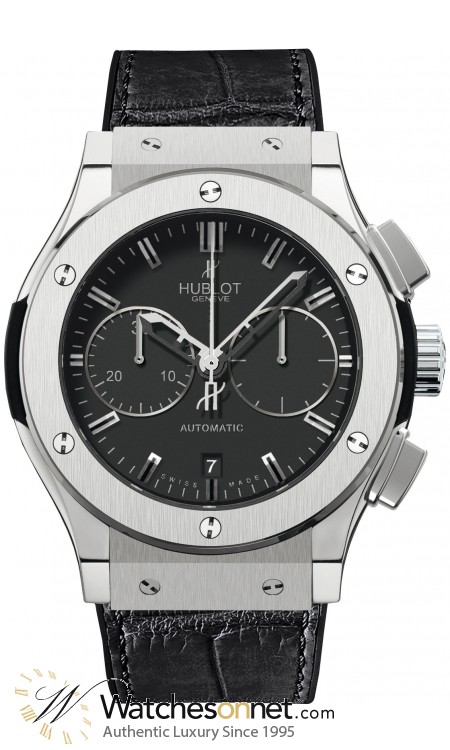 Hublot Classic Fusion 45mm  Automatic Men's Watch, Titanium, Black Dial, 521.NX.1170.RX