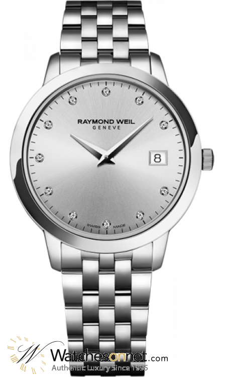 Raymond Weil Toccata  Quartz Women's Watch, Stainless Steel, Silver Dial, 5388-ST-65081