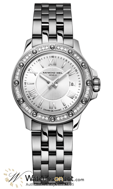 Raymond Weil Tango  Quartz Women's Watch, Stainless Steel, Silver Dial, 5399-STS-00657