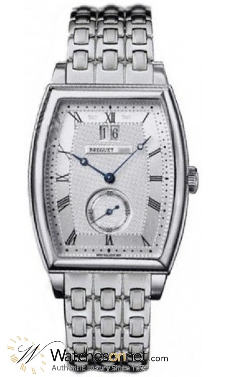 Breguet Heritage  Automatic Men's Watch, 18K White Gold, Silver Dial, 5480BB/12/BB0