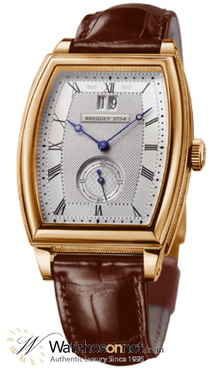 Breguet Heritage  Automatic Men's Watch, 18K Rose Gold, Silver Dial, 5480BR/12/996