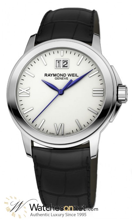 Raymond Weil Tradition  Quartz Men's Watch, Stainless Steel, White Dial, 5576-st-00307