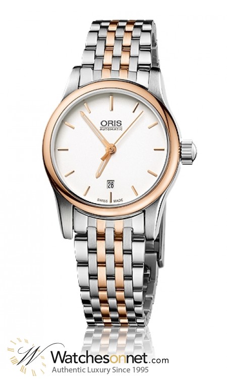 Oris Classic  Automatic Men's Watch, Stainless Steel, Silver Dial, 561-7650-4351-07-8-14-63