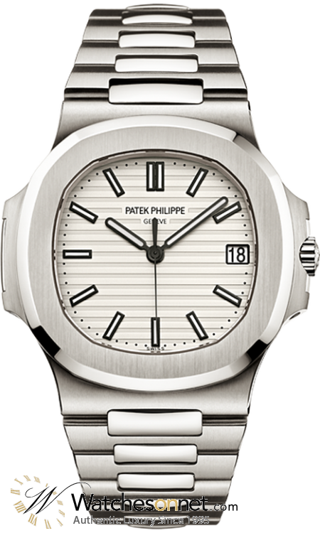 Patek Philippe Nautilus  Automatic Men's Watch, Stainless Steel, White Dial, 5711/1A-011