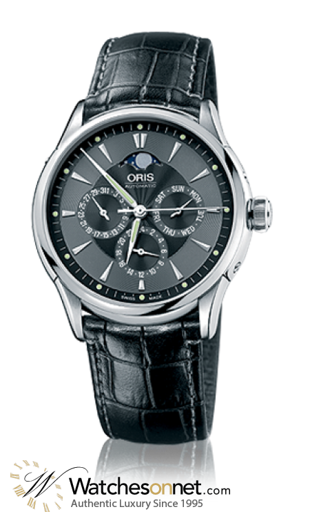 Oris Artelier  Automatic Men's Watch, Stainless Steel, Black Dial, 581-7592-4054-07-5-21-71FC