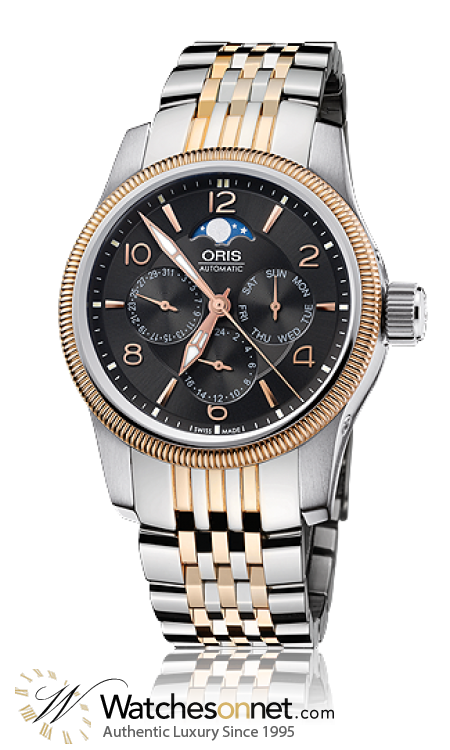 Oris   Automatic Men's Watch, Stainless Steel, Black Dial, 581-7627-4364-07-8-20-78