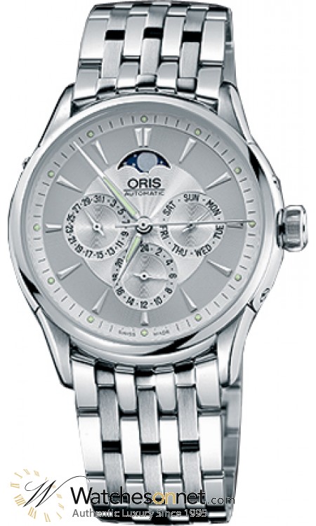 Oris Culture Artelier  Automatic Men's Watch, Stainless Steel, Silver Dial, 581-7592-4051-MB