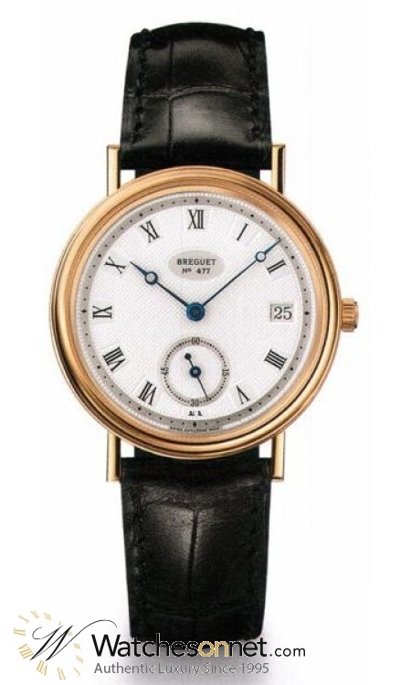 Breguet Classique  Automatic Men's Watch, 18K Yellow Gold, Silver Dial, 5920BA/15/984