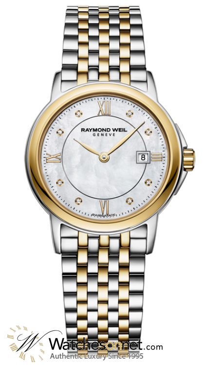 Raymond Weil Tradition  Quartz Women's Watch, Stainless Steel, Mother Of Pearl Dial, 5966-STP-00995