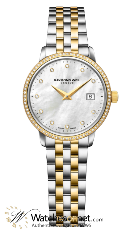 Raymond Weil Toccata  Quartz Women's Watch, Stainless Steel, Mother Of Pearl Dial, 5988-SPS-97081