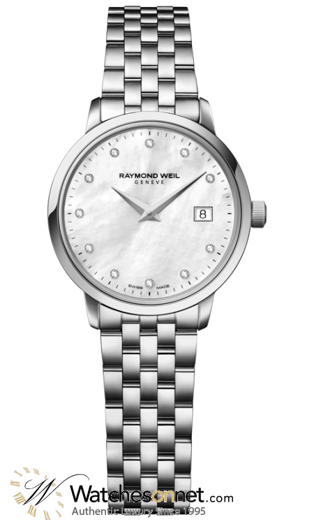 Raymond Weil Toccata  Quartz Women's Watch, Stainless Steel, Mother Of Pearl Dial, 5988-ST-97081