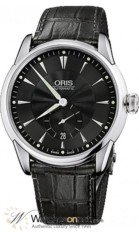 Oris Artelier  Automatic Men's Watch, Stainless Steel, Black Dial, 623-7582-4074-LS