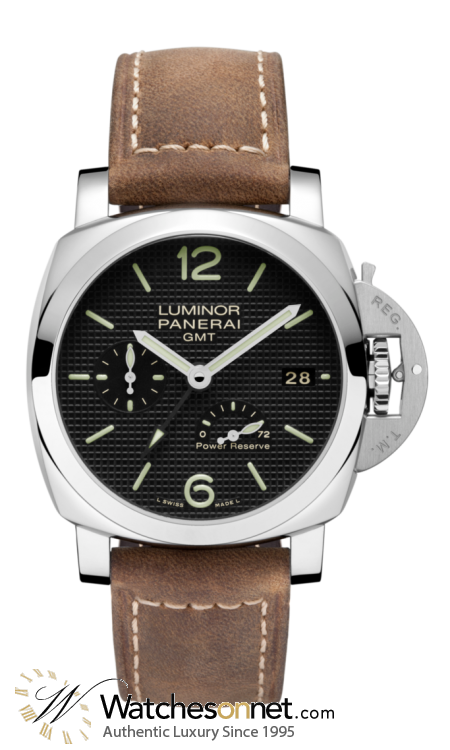 Panerai Luminor 1950  Automatic Men's Watch, Stainless Steel, Black Dial, PAM00537