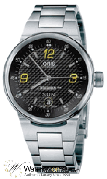 Oris Motor Sport Williams F1 Team  Automatic Men's Watch, Stainless Steel, Black Dial, 635-7560-4142-MB
