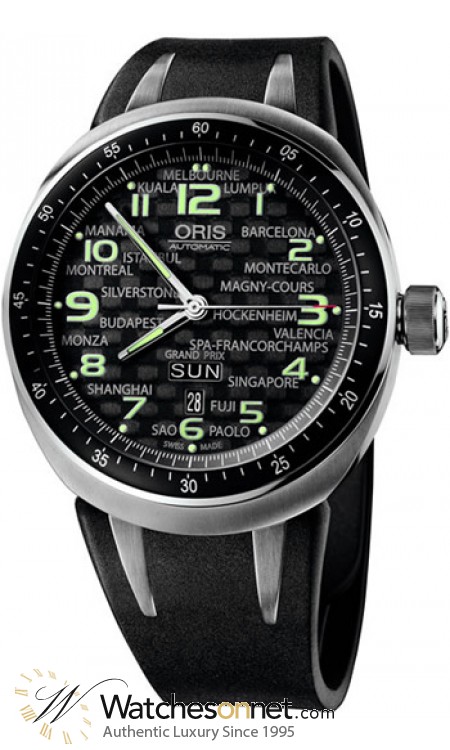 Oris Motor Sport TT3  Automatic Men's Watch, Titanium, Black Dial, 635-7589-7084-RS