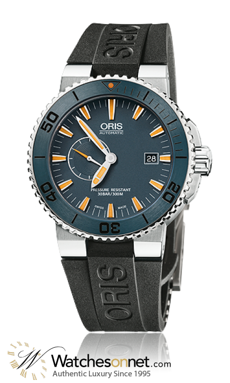 Oris   Automatic Men's Watch, Titanium, Blue Dial, 643-7654-7185-Set-RS