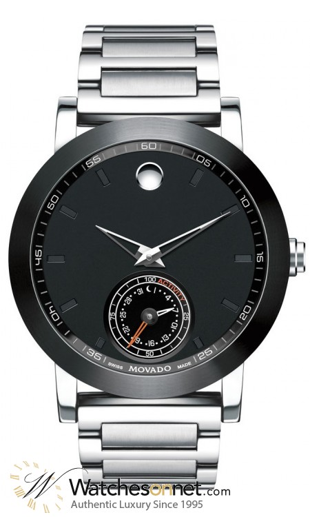 Movado Museum  Quartz Men's Watch, PVD Black Steel, Black Dial, 660001