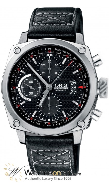 Oris BC4  Automatic Men's Watch, Stainless Steel, Black Dial, 674-7616-4154-07