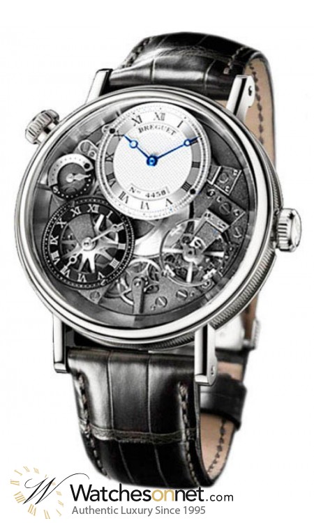 Breguet Tradition  Manual Winding Men's Watch, 18K White Gold, Skeleton Dial, 7067BB/G1/9W6
