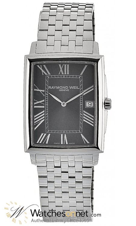 Raymond Weil Maestro  Quartz Men's Watch, Stainless Steel, Grey Dial, 5456-ST-00608