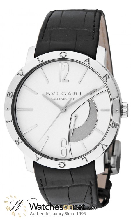 Bvlgari Bvlgari Bvlgari  Automatic Men's Watch, Stainless Steel, White Dial, BB43WSL