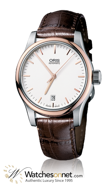 Oris Classic  Automatic Men's Watch, Stainless Steel, Silver Dial, 733-7578-4351-07-5-18-10