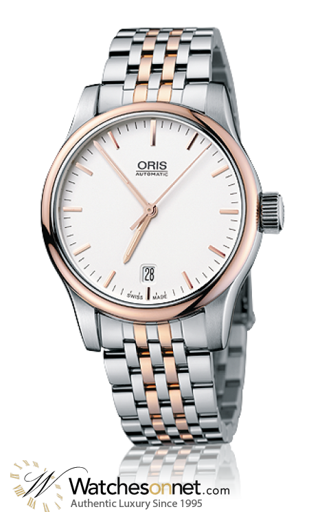 Oris Classic  Automatic Men's Watch, Stainless Steel, Silver Dial, 733-7578-4351-07-8-18-63