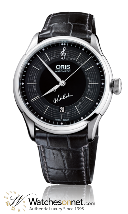 Oris   Automatic Men's Watch, Stainless Steel, Black Dial, 733-7591-4084-Set-LS