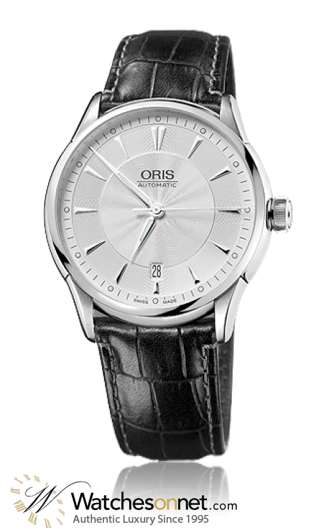 Oris Artelier  Automatic Men's Watch, Stainless Steel, Silver Dial, 733-7591-4091-07-5-21-71FC