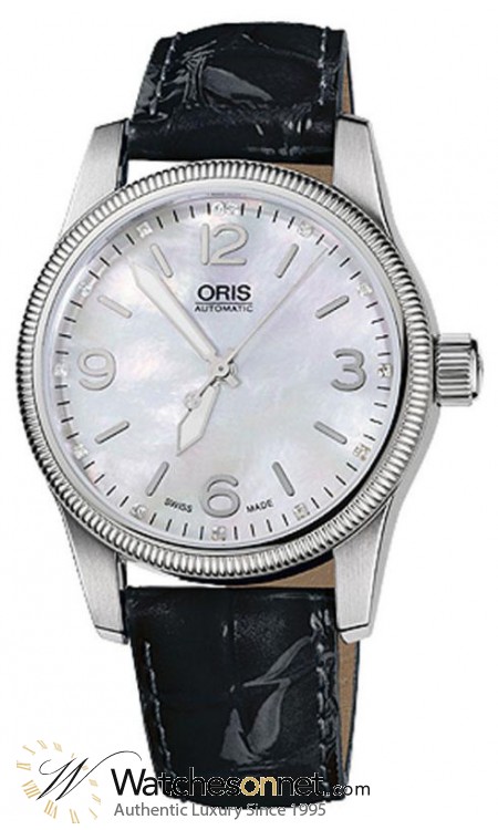 Oris Big Crown  Automatic Women's Watch, Stainless Steel, Mother Of Pearl Dial, 733-7649-4066-LS