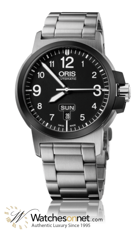 Oris BC3  Automatic Men's Watch, Stainless Steel, Black Dial, 735-7641-4364-07-8-22-03