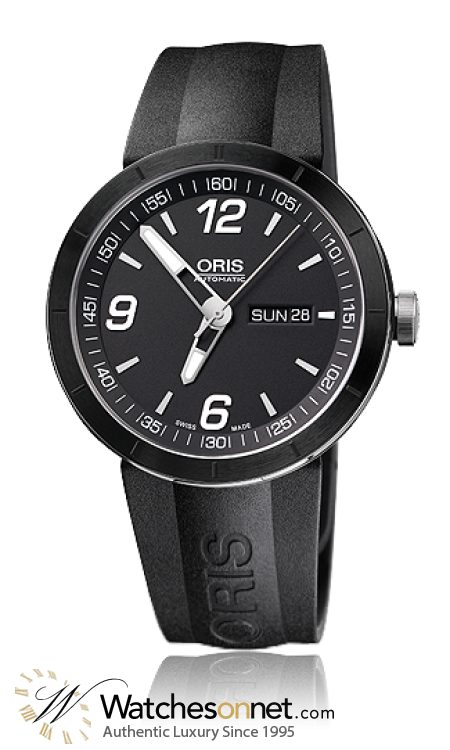Oris TT1  Automatic Men's Watch, Stainless Steel, Black Dial, 735-7651-4174-07-4-25-06