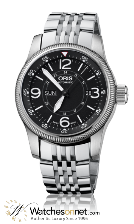 Oris Big Crown  Automatic Men's Watch, Stainless Steel, Black Dial, 735-7660-4064-07-8-22-76