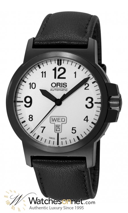 Oris BC3  Automatic Men's Watch, Stainless Steel, Ivory Dial, 73576414766LS
