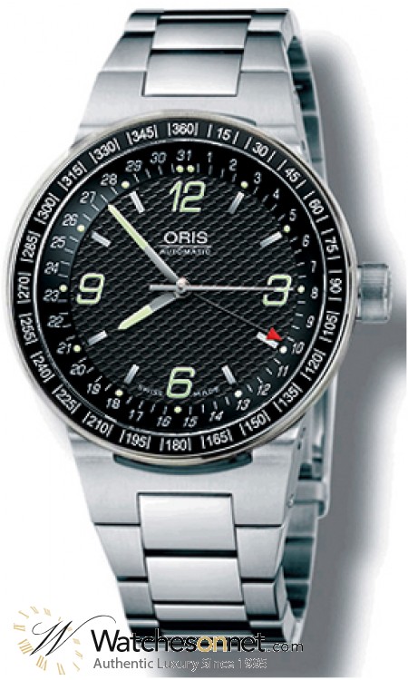 Oris Motor Sport Williams F1 Team  Automatic Men's Watch, Stainless Steel, Black Dial, 754-7585-4164-MB