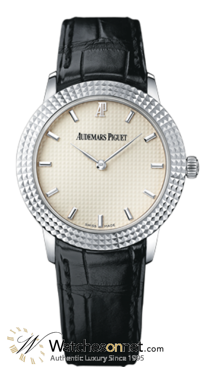 Audemars Piguet Classique  Automatic Women's Watch, 18K White Gold, Silver Dial, 77231BC.GG.A002CR.01